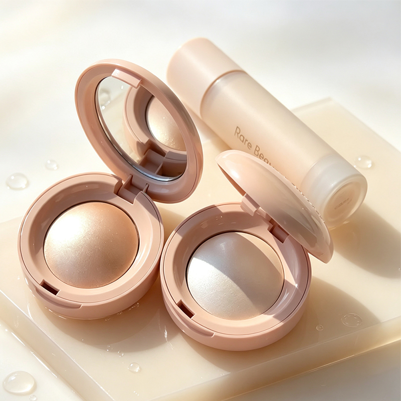 Rare Beauty Makeup Highlighter - ファッションブランド「レアビューティー」ハイライター ‌ メイクアップ効果：ナチュラルで快適なテクスチャー、軽量、高光沢のリキッドコスメ