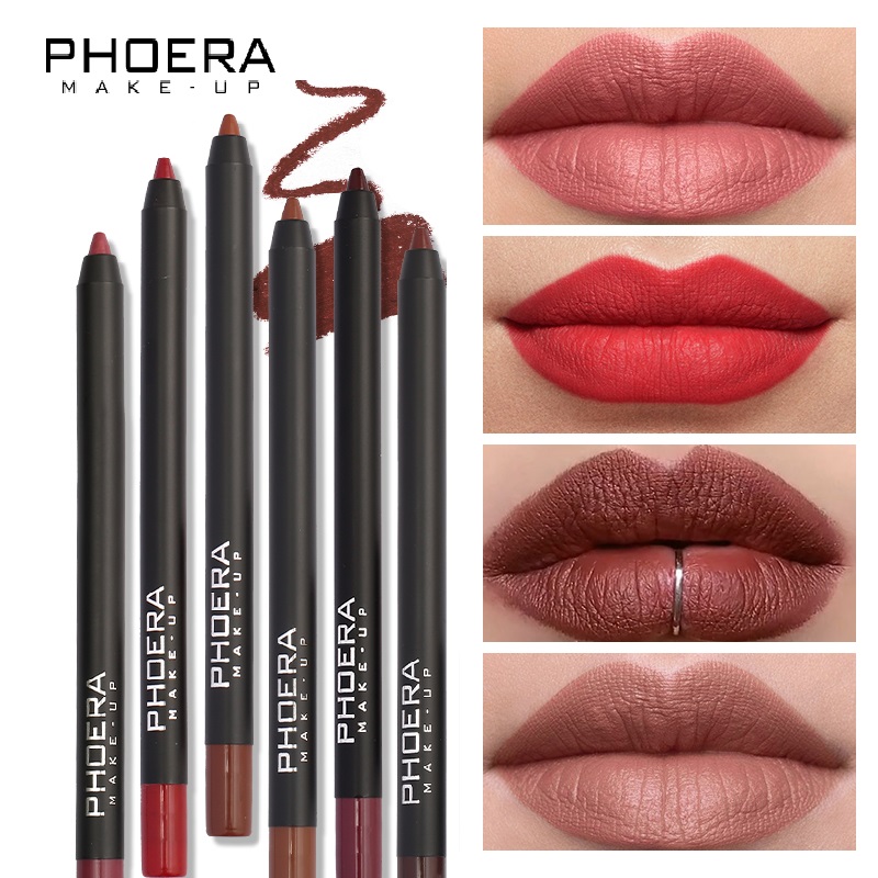 Lip Liner Pencil - 13 色の口紅ファッションポータブルリップライナー鉛筆メイクプロフェッショナル防水リップライナー口紅鉛筆化粧品 Maquillma