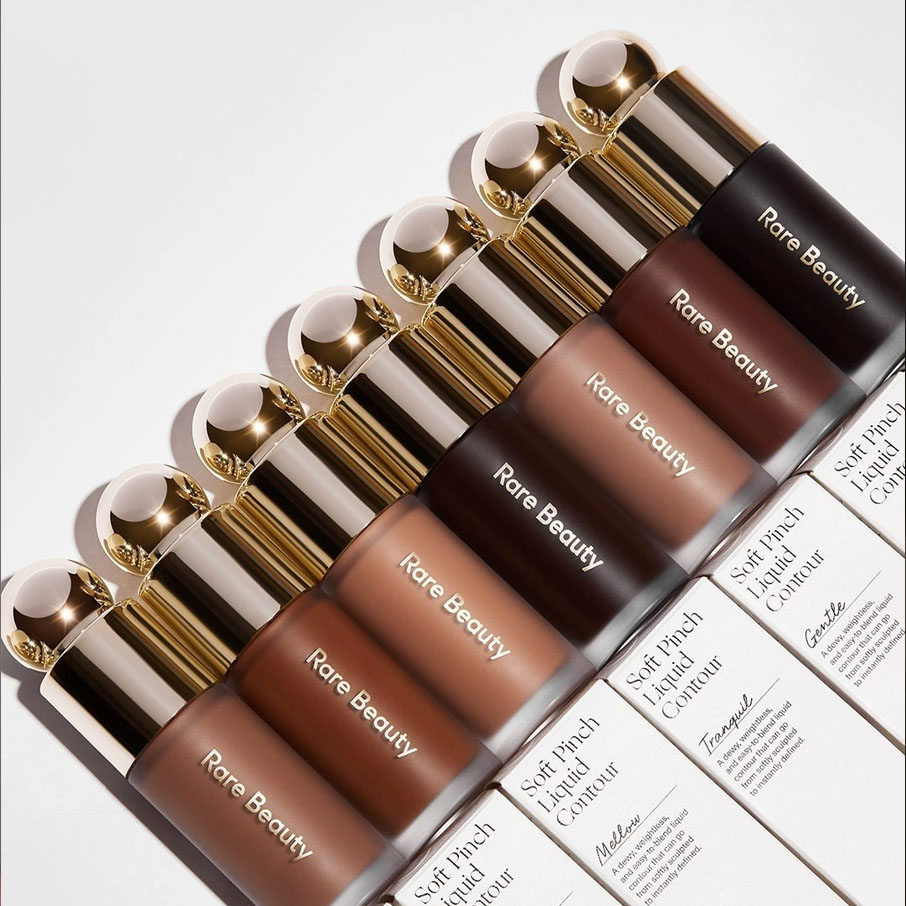 Rare Beauty Makeup Highlighter - ファッションホットレアビューティーメイクアップ 3D フェイシャルブロンザー輪郭液体長期持続防水ナチュラル輪郭スティック女性化粧品
