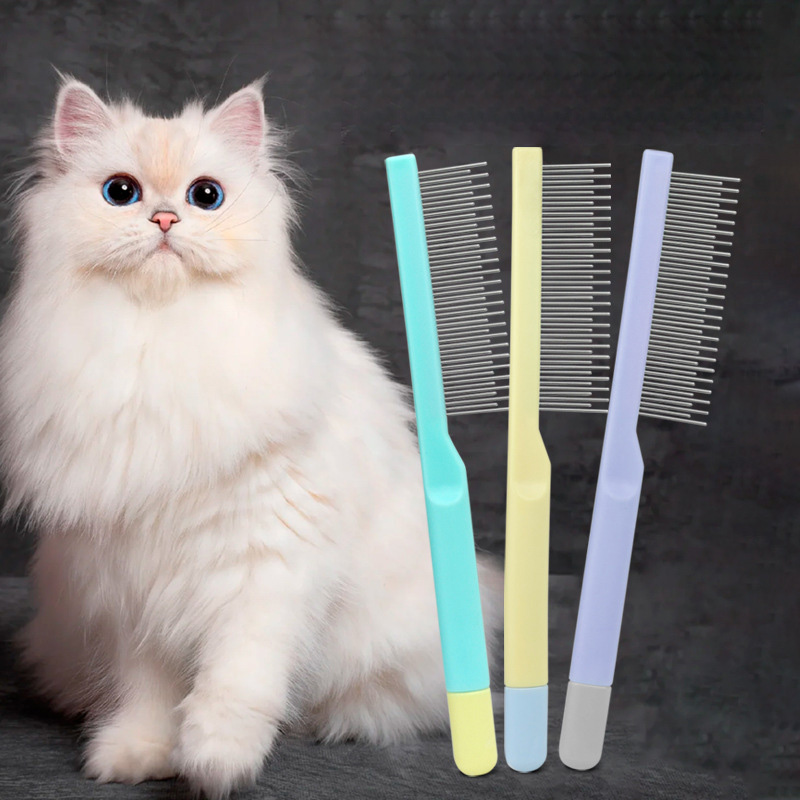Makeup Beauty Ro - ペット猫用コーム 猫と犬の毛取りブラシ クリーニングヘアクリーナー 美容クリーニング用品 猫と犬兼用ペット用品