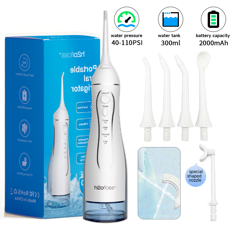 Micellar Water Cleanser - H2ofloss ウォーターフロッサー 300ml 口腔洗浄器 140PSI 重力ボール設計