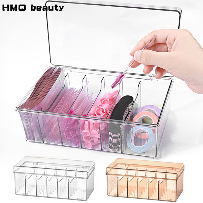 Beauty Makeup Wholesale - 蓋付きまつげ収納ボックスデスクトップ化粧品整理ツールアクリル透明ケースホルダー化粧品専用