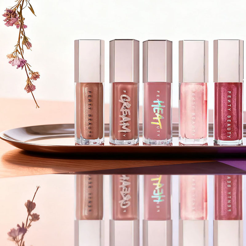 Rare Beauty Makeup Highlighter - Fenty Beauty グロス ボム リップ グレイズ