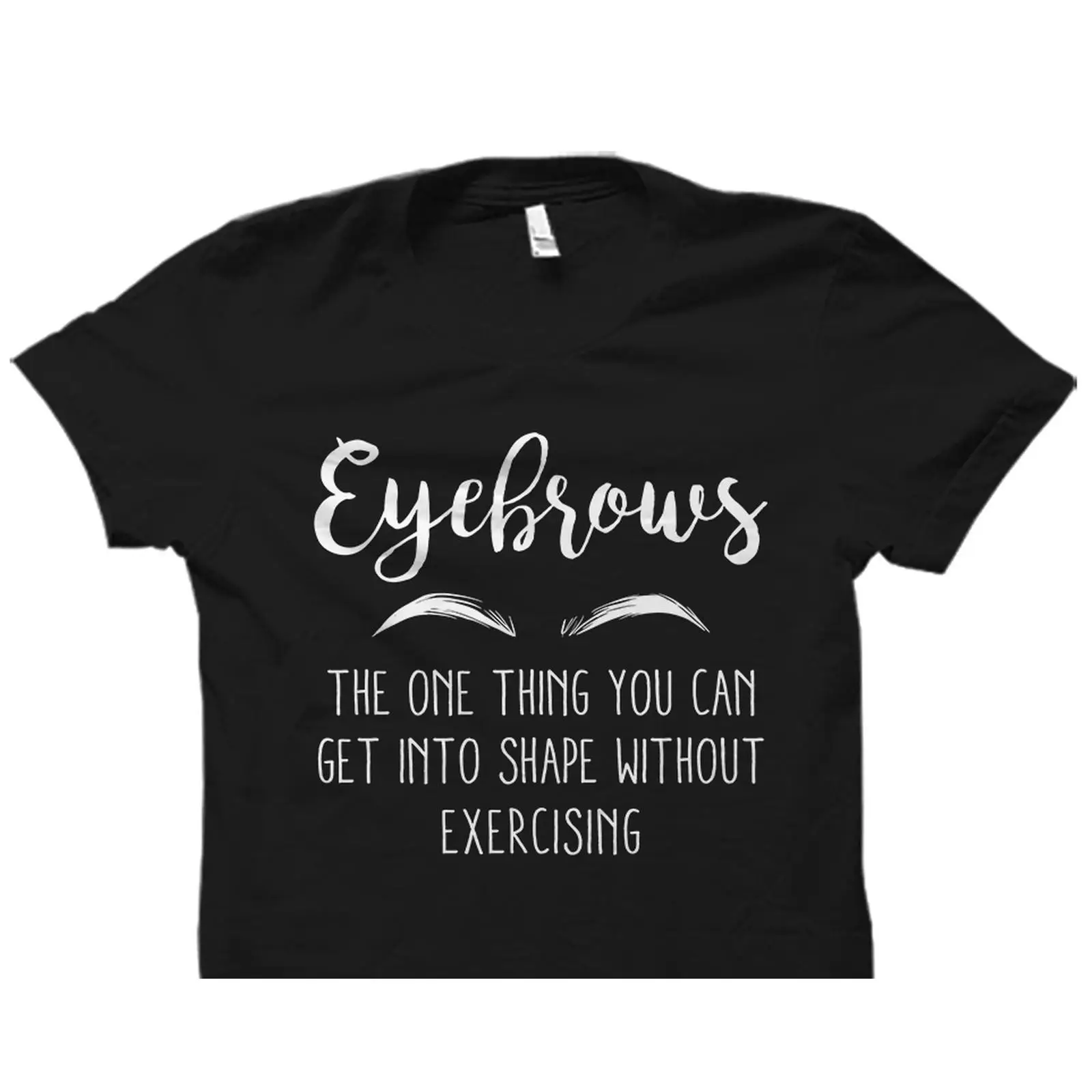 Makeup Is Beauty Quotes - 面白い眉毛の引用句Tシャツ メイクアップアーティスト 美容師 美容愛好家向け カジュアル OS3292