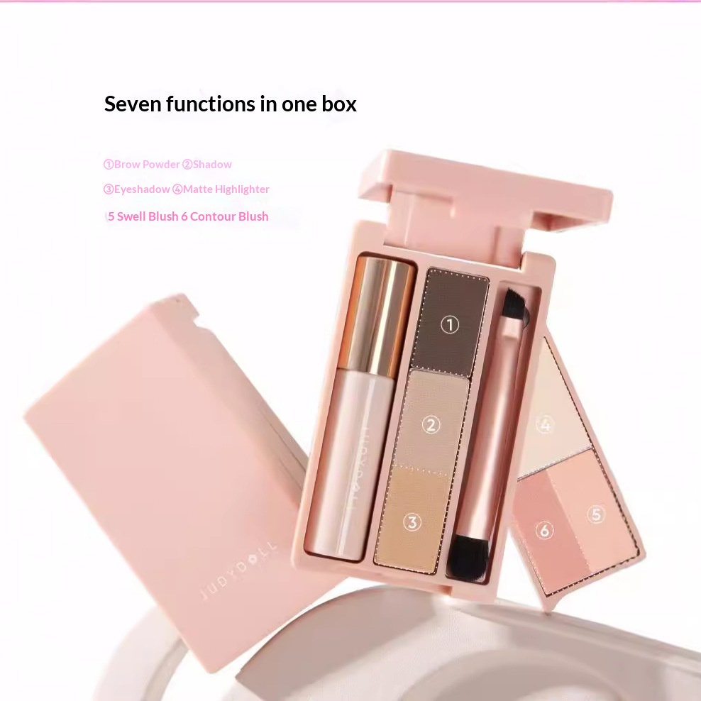Merit Beauty Makeup - ジュディドール トラベル コンプリートプレート ミニ グルーミング ブラッシュプレート