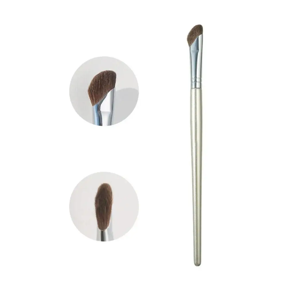 Makeup Beauty Ro - プロ仕様の斜めノーズコントゥアブラシ、フラットノーズシャドウブラシ、精密シェーディングブレンディングメイクアップブラシ（鼻筋コントゥア用）