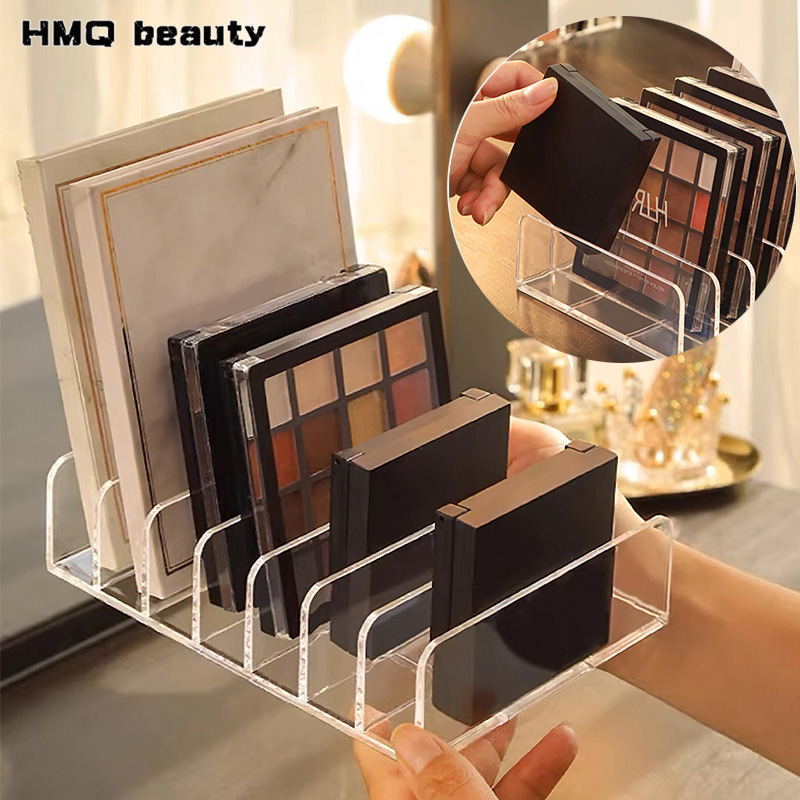 Beauty Makeup Palette - 7 コンパートメントメイクアップオーガナイザーデスクトップアイシャドウパレットディスプレイボックスメイクアップブラッシュ化粧品棚メイクアップツール収納ホルダー