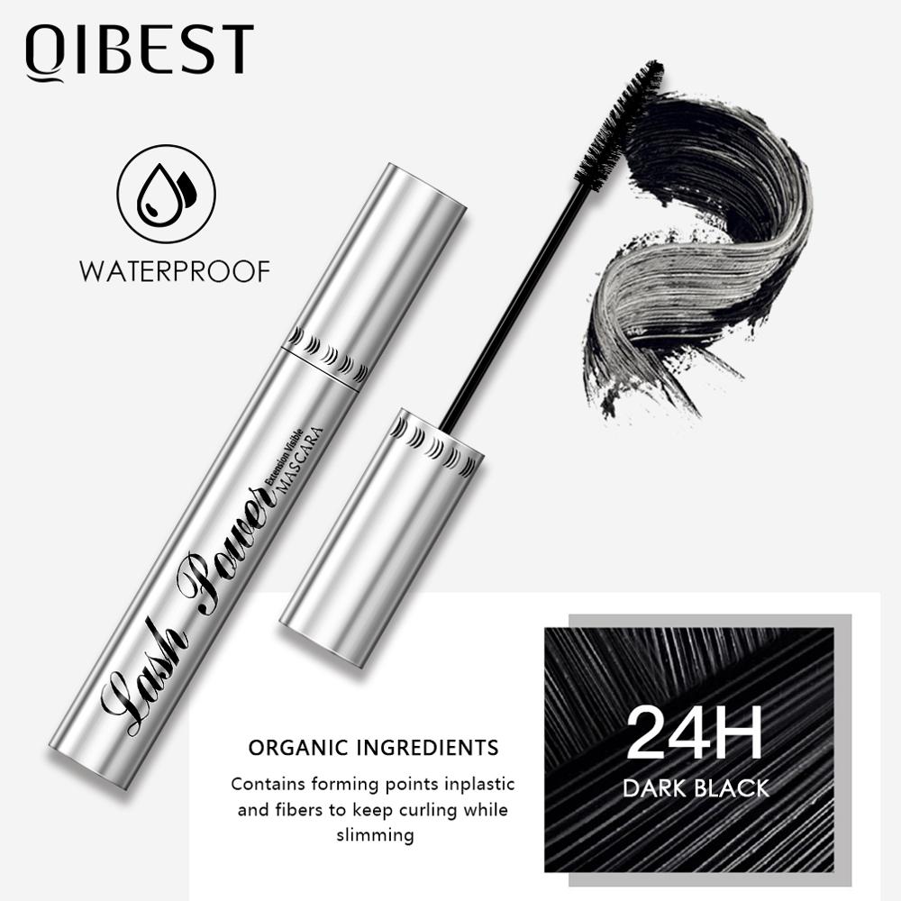 Qibest-長くて厚いまつ毛用のマスカラ4Dマスカラ,黒, - Huda Beauty Makeup Set のレビューと価格