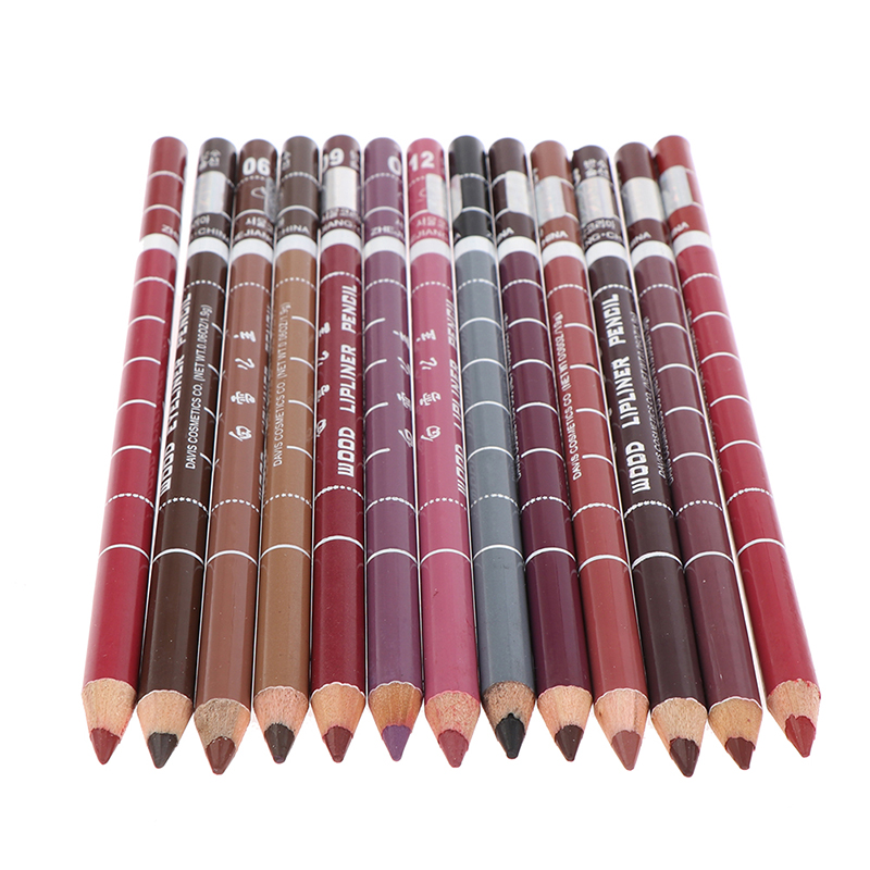プロの防水木製リップライナー、女性のための魅力的なソフトペン - Lip Liner Pencil のレビューと価格