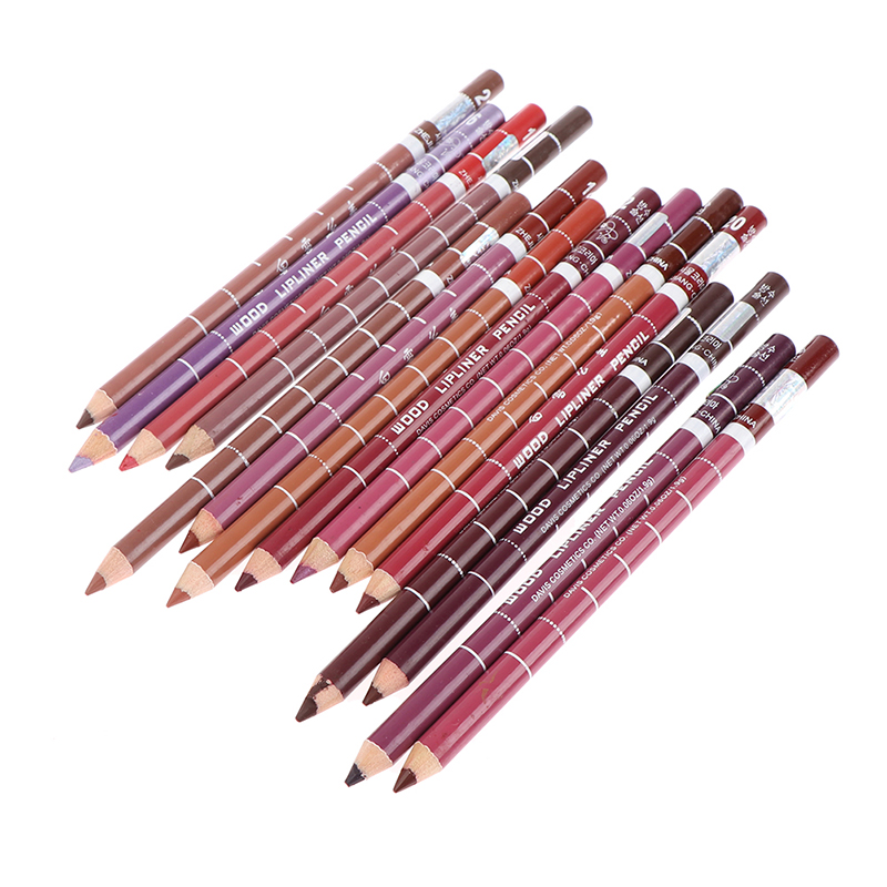 プロの防水木製リップライナー、女性のための魅力的なソフトペン - Lip Liner Pencil のレビューと価格
