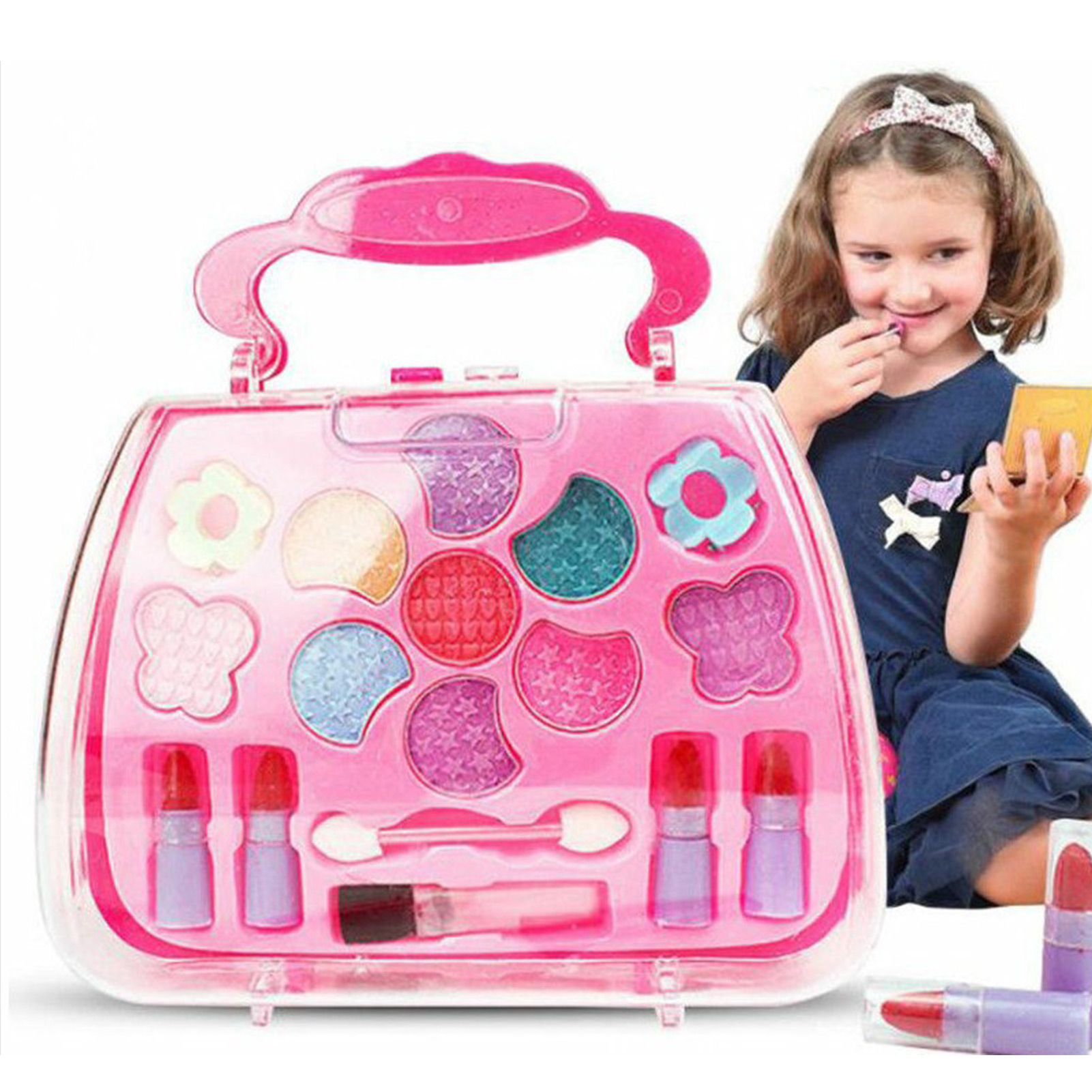 女の子向けメイクアップおもちゃ、子供用コスメセット、コスメケ - Beauty Makeup For Kids のレビューと価格