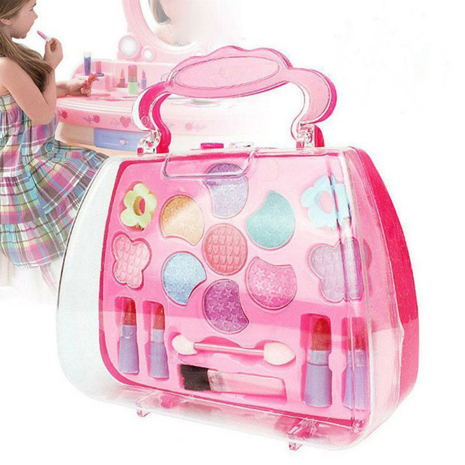 女の子向けメイクアップおもちゃ、子供用コスメセット、コスメケ - Beauty Makeup For Kids のレビューと価格