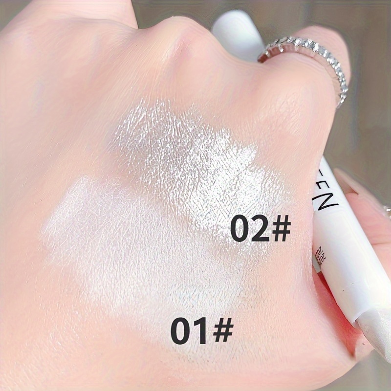 1PC グリッターハイライターペン真珠光沢のあるマットホワイ - Rare Beauty Makeup Highlighter のレビューと価格