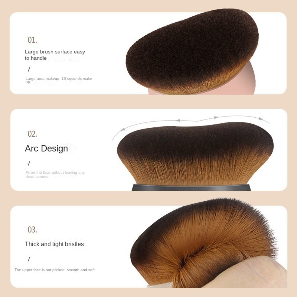 ソフトボディメイクブラシ特大多機能セルフタンバックアプリケー - Makeup Beauty Ro のレビューと価格