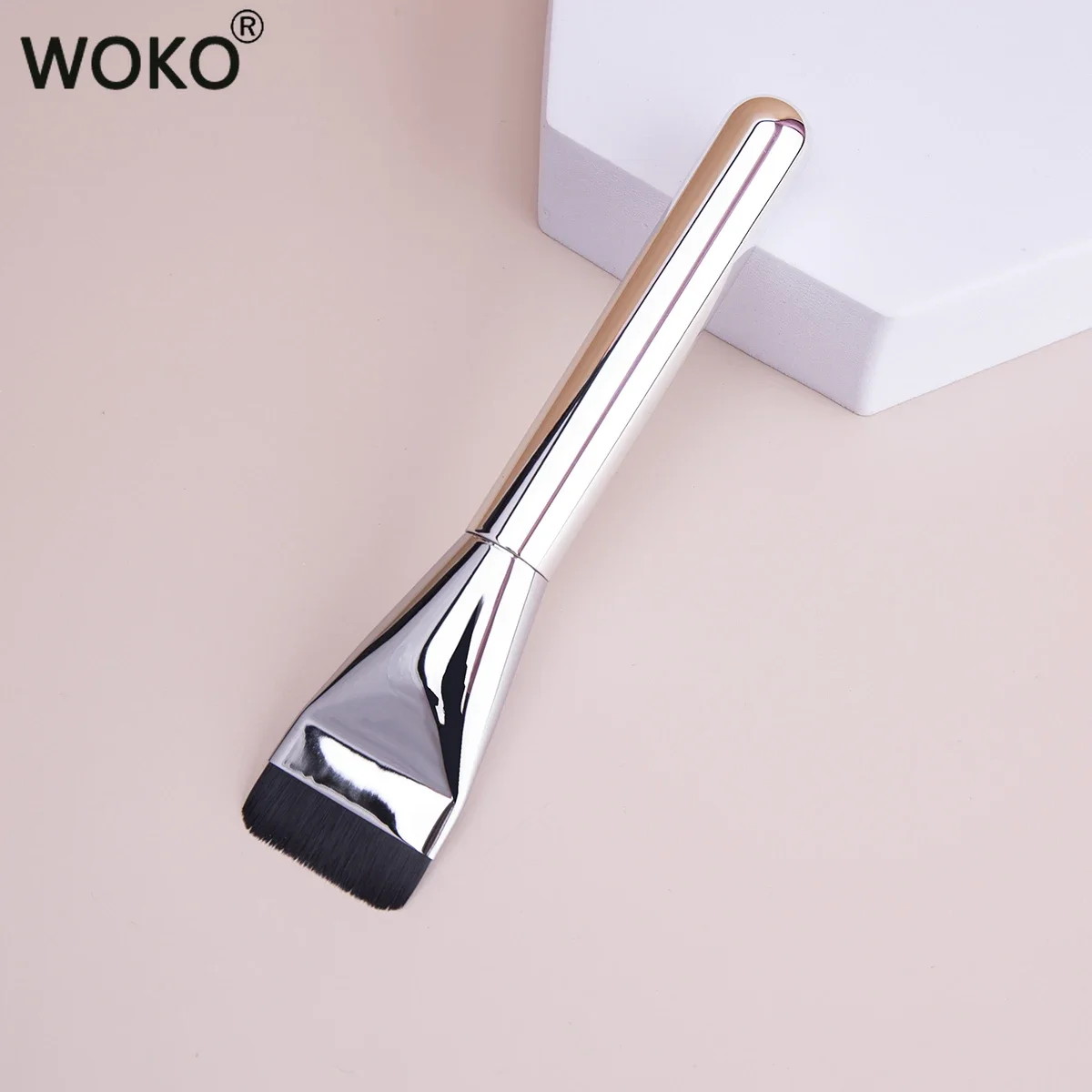 超薄型ファンデーション ブラシ 軽量で薄いフェイス コンター - Makeup Beauty Ro のレビューと価格