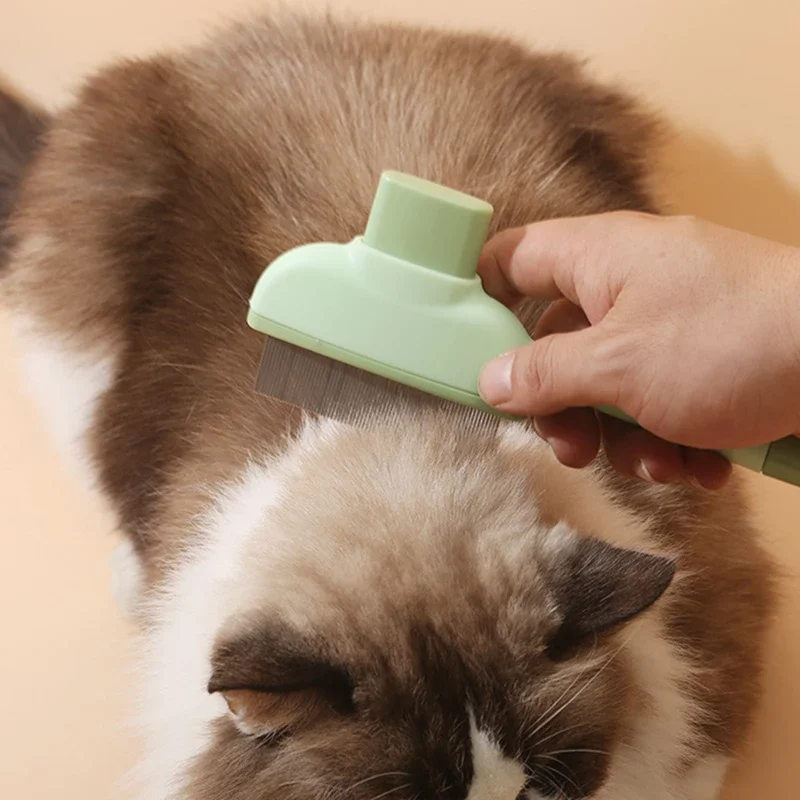 ペット用猫コーム 猫と犬の毛取りブラシ クリーニングヘアクリ - Makeup Beauty Ro のレビューと価格