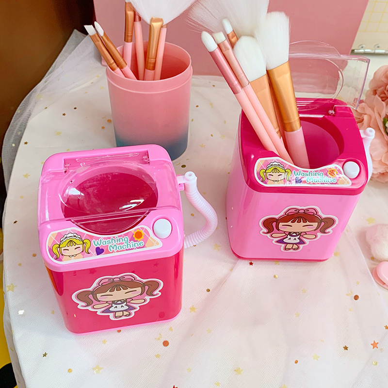ミニパウダーパフ子供スポンジ電気洗浄プラスチックメイクツール - Beauty Makeup For Kids のレビューと価格