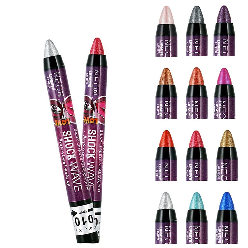 アイシャドウカラーグラデーション長持ちリップペン防水アイシャ - Lip Liner Pencil のレビューと価格