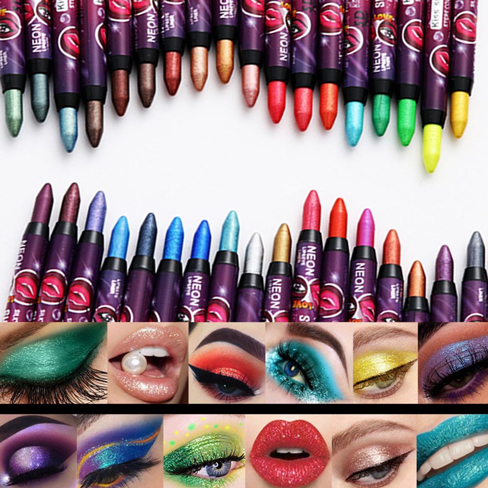 アイシャドウカラーグラデーション長持ちリップペン防水アイシャ - Lip Liner Pencil のレビューと価格