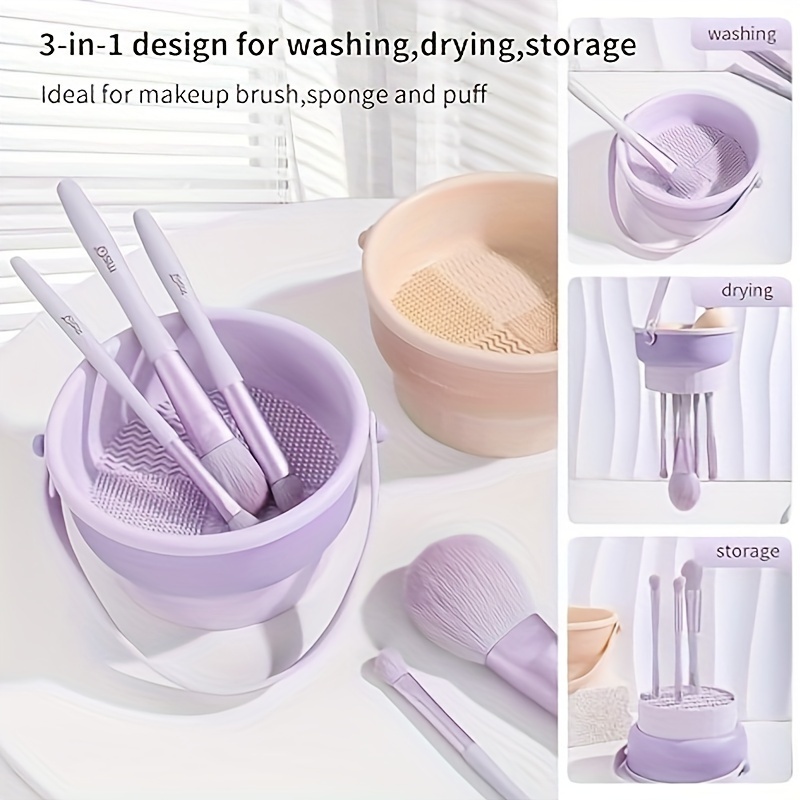 3-in-1 シリコンメイクブラシクリーナーマット & 乾燥 - Beauty Makeup Wholesale のレビューと価格