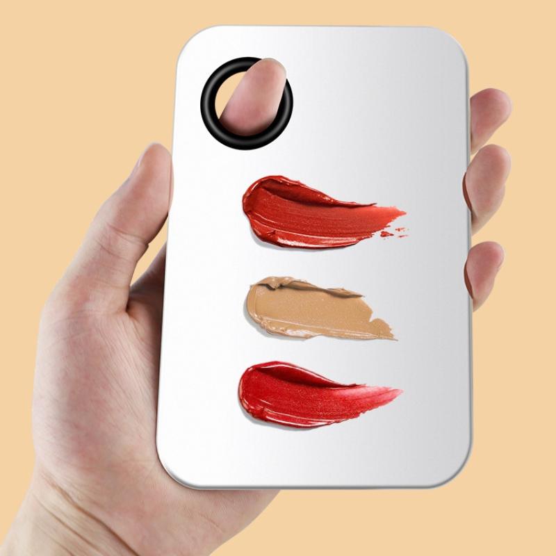 ステンレス鋼メイクアップ混合パレットファンデーションスパチュ - Beauty Makeup Palette のレビューと価格