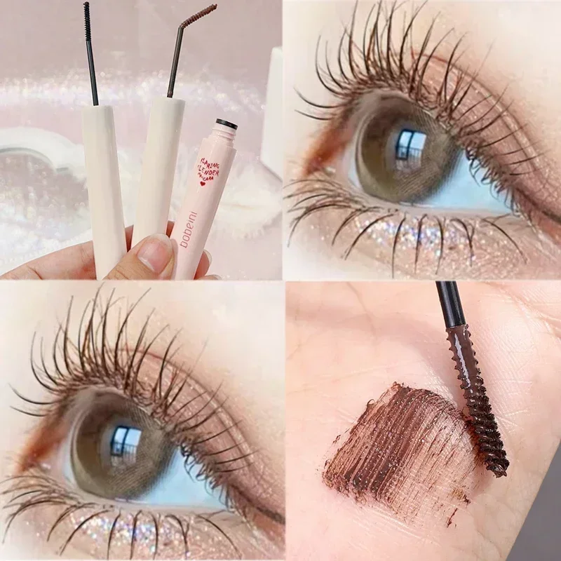 防水黒茶色マスカラ持続マット速乾性超極細ブラシ延長まつげマス - Huda Beauty Makeup Set のレビューと価格