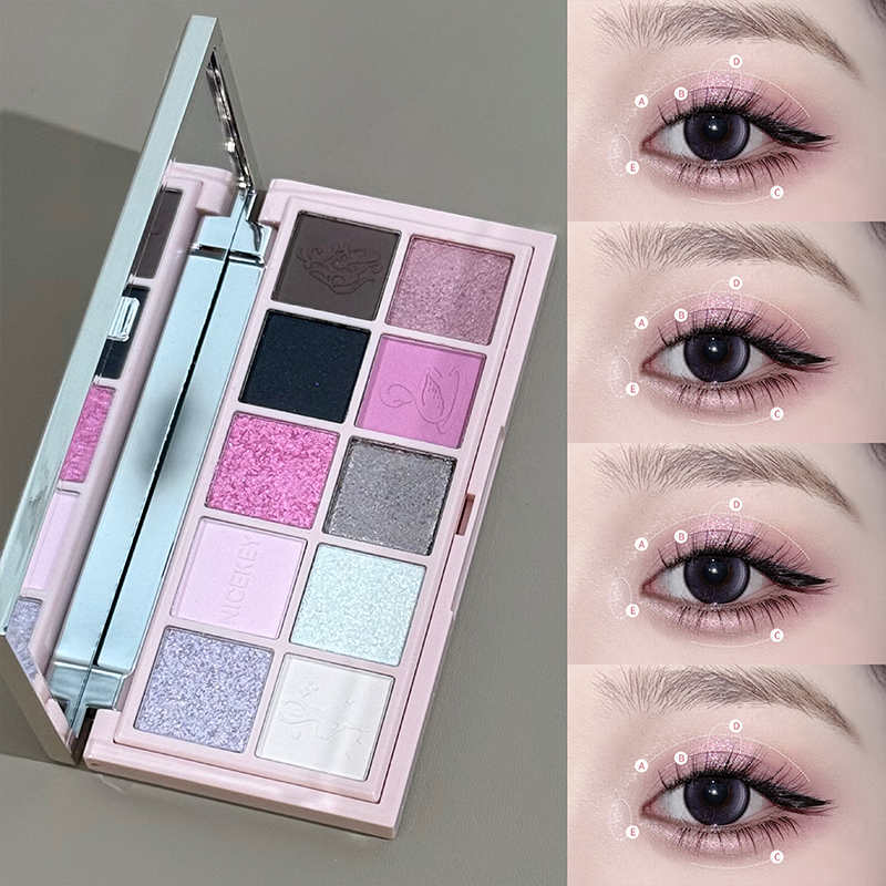 NICEKEY ピンクバレエメイクアップセットには、リップマ - Huda Beauty Makeup Set のレビューと価格