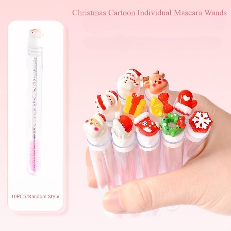 10本入りクリスマスアイラッシュブラシセット - サンタ雪の - Beauty Makeup Wholesale のレビューと価格