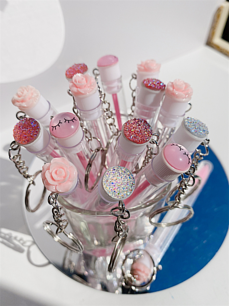 10個入りキーホルダー型まつげブラシ、防塵ラインストーンチュ - Beauty Makeup Wholesale のレビューと価格