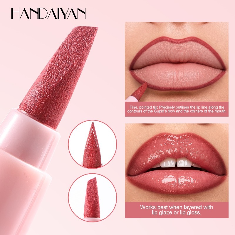 6色リップライナーペン、長持ち、防水防汗、発色が良い、色褪せ - Lip Liner Pencil のレビューと価格