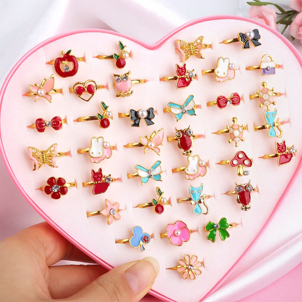 可愛い調節可能なリング子供用女の子ふりプレイメイクアップおも - Beauty Makeup For Kids のレビューと価格