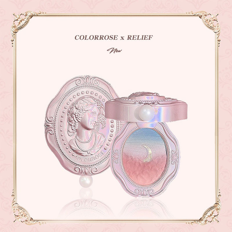 Colorrose エンボスブラッシュヌードナチュラル頬紅長 - Beauty Makeup Palette のレビューと価格