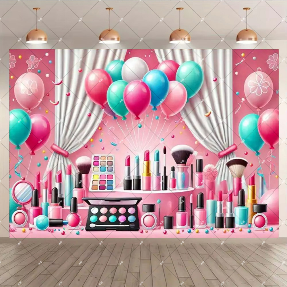 女性のためのピンクのパーソナライズされたバナーの背景,美容, - Beauty Makeup Girl のレビューと価格