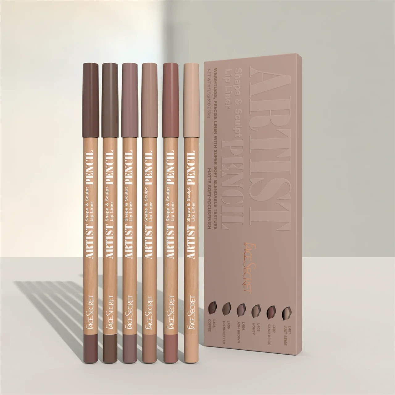 6 ピース/セットリップライナーペン 6 色防水と耐汗色褪せ - Lip Liner Pencil のレビューと価格