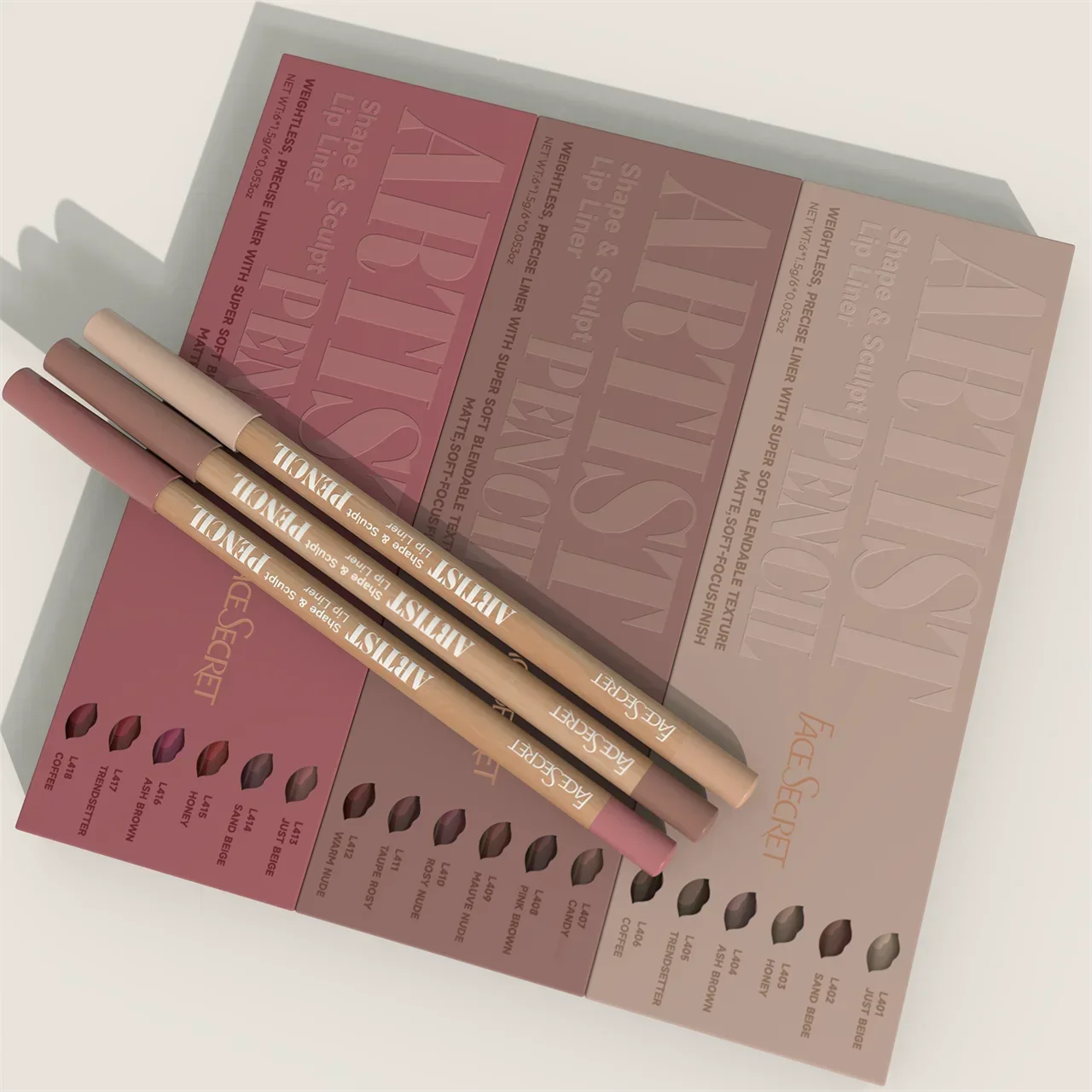 6 ピース/セットリップライナーペン 6 色防水と耐汗色褪せ - Lip Liner Pencil のレビューと価格