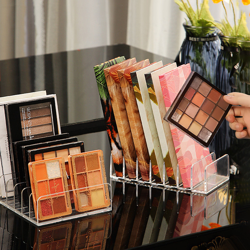 7 コンパートメントメイクアップオーガナイザーデスクトップア - Beauty Makeup Palette のレビューと価格